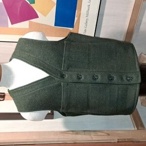 Filson vintage green mackinaw vest 42